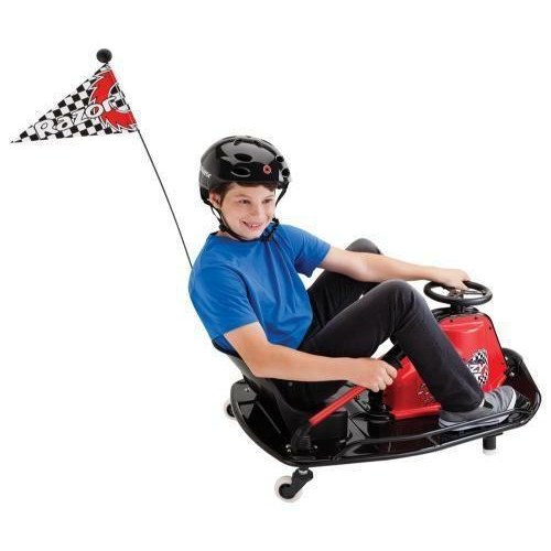El-gokart til børn Razor Crazy Cart Lithium (sort/rød)