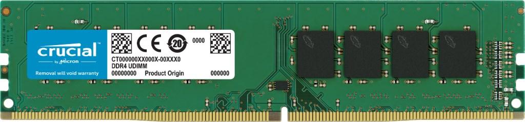 DDR4 RAM 64 GB (2x32) - Crucial 3200 MHz UDIMM