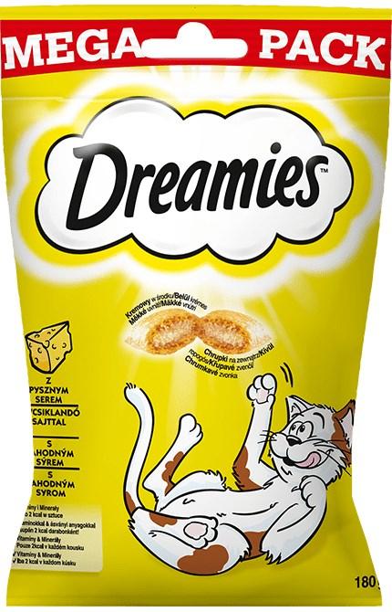 Kattesnacks Dreamies med ost - 180 g