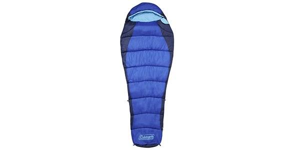 Sovepose - Coleman Fision, semi-rektangulær, polyester, blå