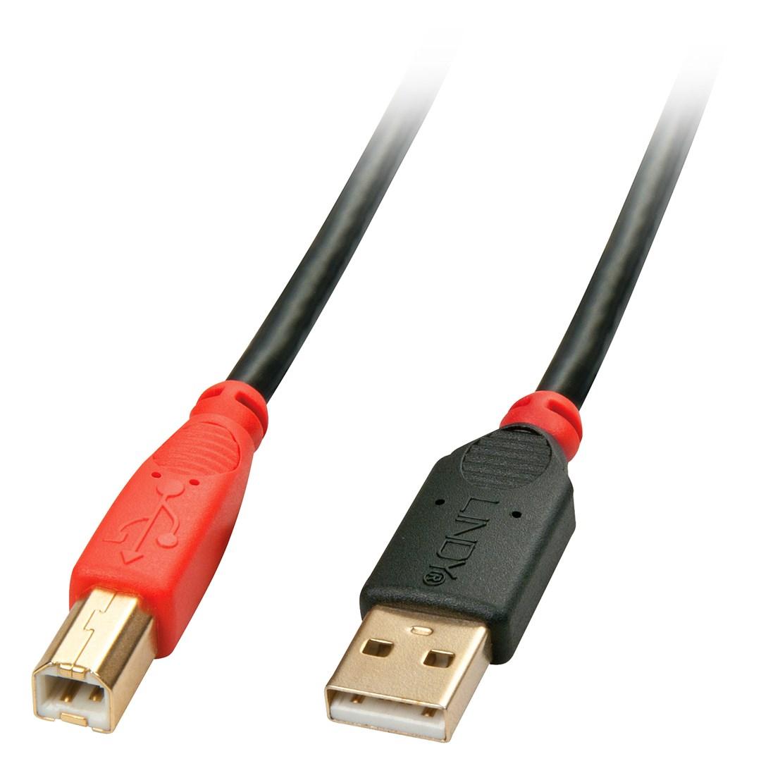 USB-kabel 15 m - LINDY USB 2.0 Type A til B, aktiv billede