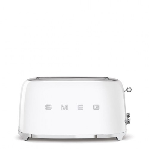 Brødrister 4 skiver – SMEG 50’s Style, hvid (TSF02WHEU)