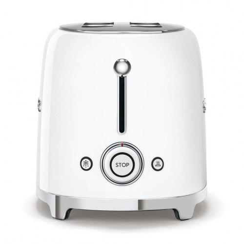 Brødrister 4 skiver – SMEG 50’s Style, hvid (TSF02WHEU)