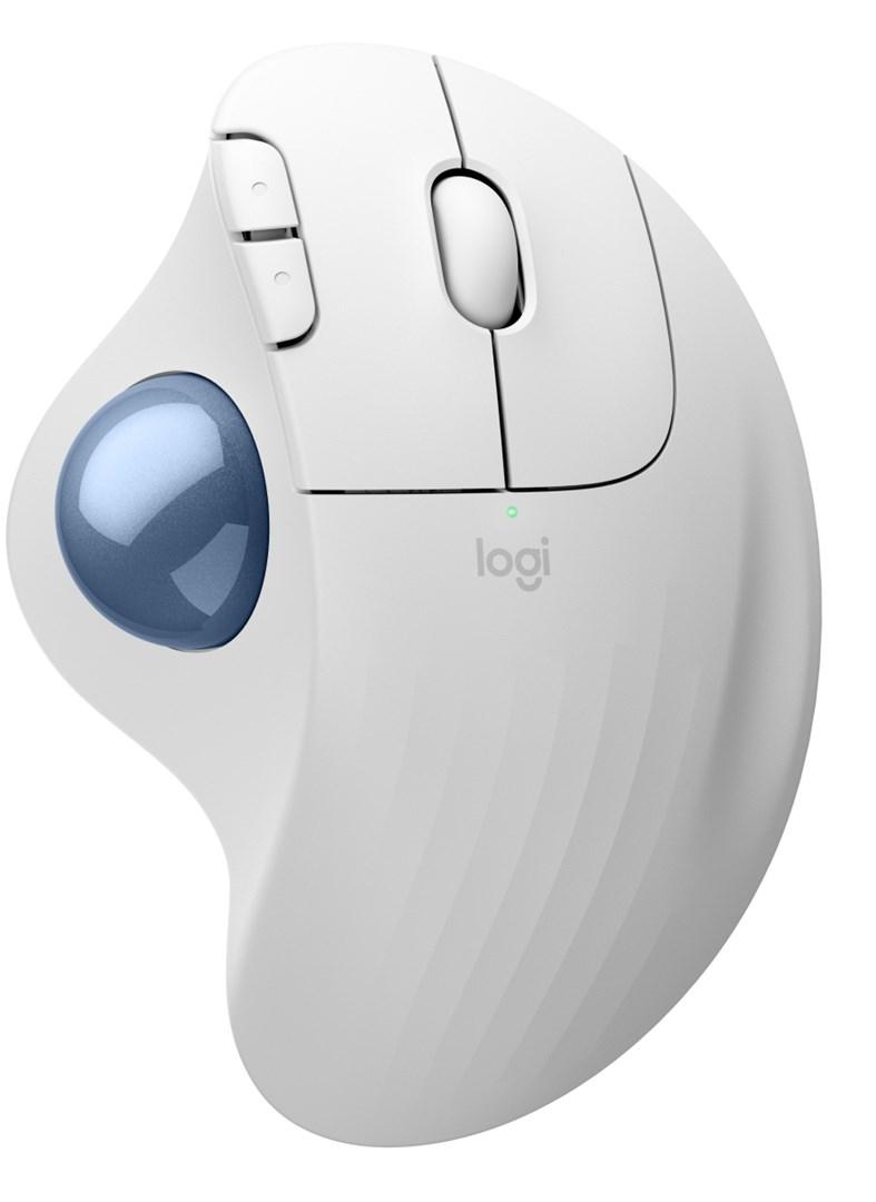 Mus med trackball Logitech - højrehåndet, Bluetooth, 2.000 DPI, hvid billede