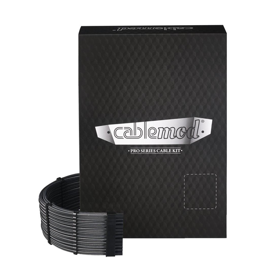 Strømkabelsæt til PC - CableMod Pro Series, carbon billede