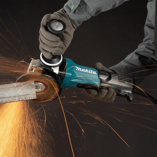 Vinkelsliber 125 mm – Makita GA5093X01, 1.900 W, med strømafbryder, regulerbar omdrejning og bremse