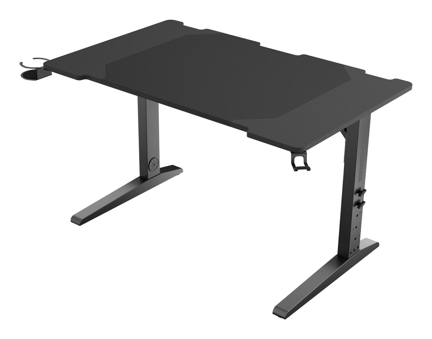 Gamingbord GENESIS Holm Modular 120 - sort, LED, højdejusterbart billede
