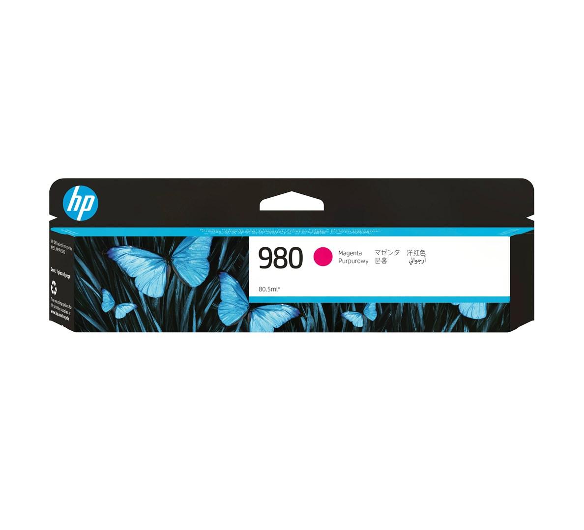 Blækpatron HP 980 magenta - original, standard billede