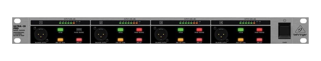 DI-boks 8-kanals - Behringer DI800, sort/sølv