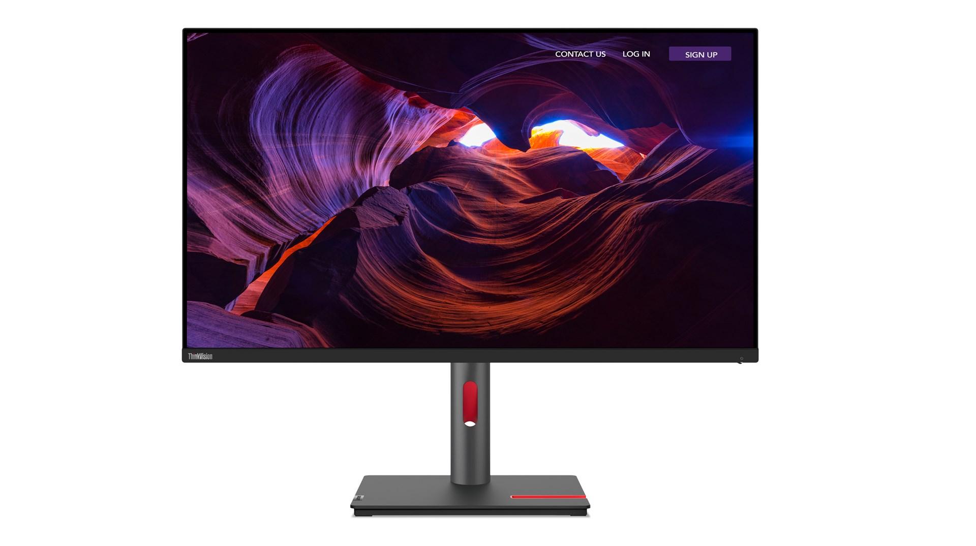 Skærm 32" Lenovo ThinkVision P32p-30 4K UHD (3840×2160) - sort billede