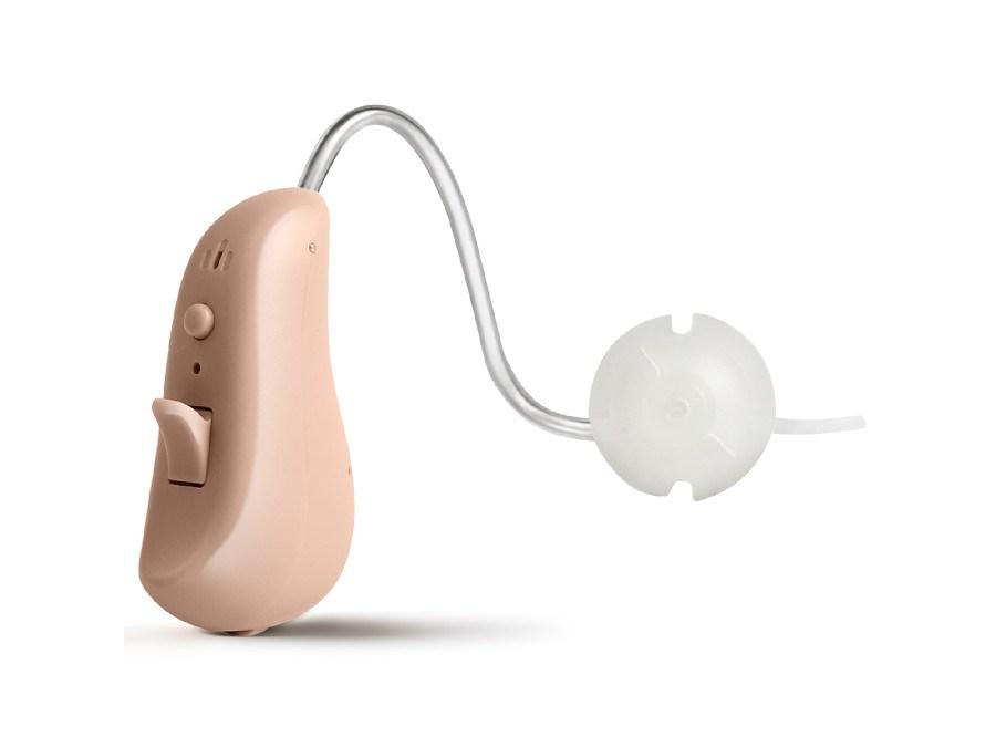 Høreapparat forstærker ProMedix PR-420 – beige/hvid, in-ear/øre-krog