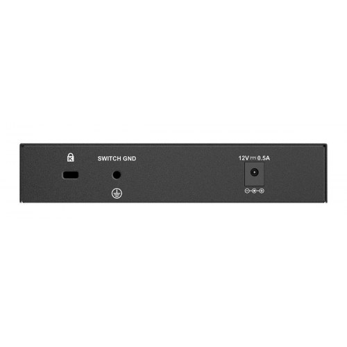 Netværksswitch D-Link 7‑port Multi‑Gigabit (uadministreret)