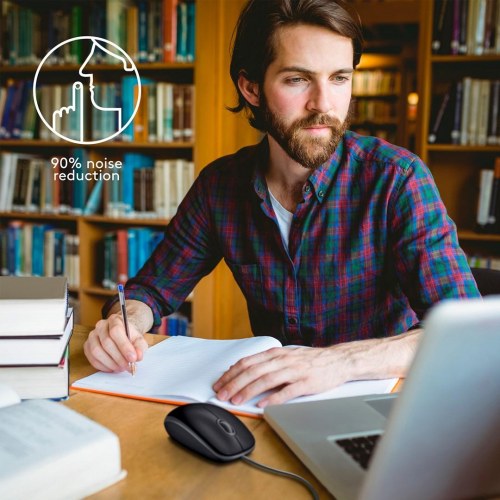 Computer mus Logitech B110 Silent – kablet, sort