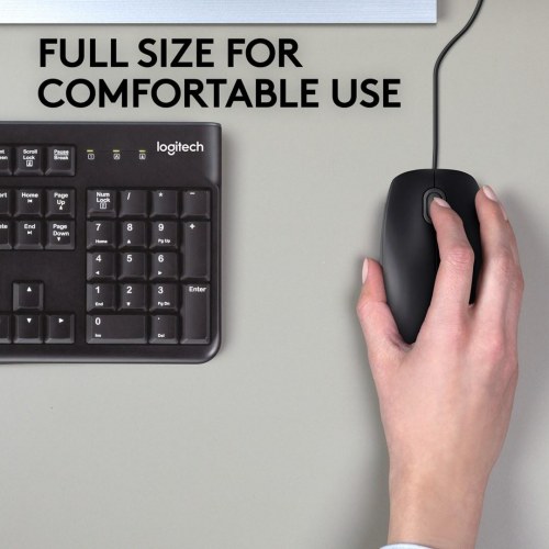 Computer mus Logitech B110 Silent – kablet, sort