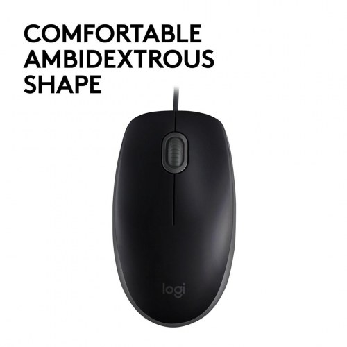 Computer mus Logitech B110 Silent – kablet, sort