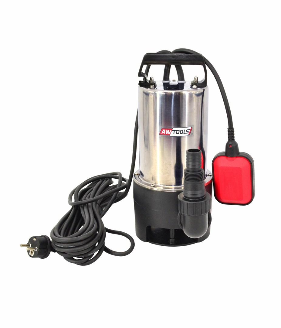 Dykpumpe til snavset vand AWTOOLS 1.100 W INOX