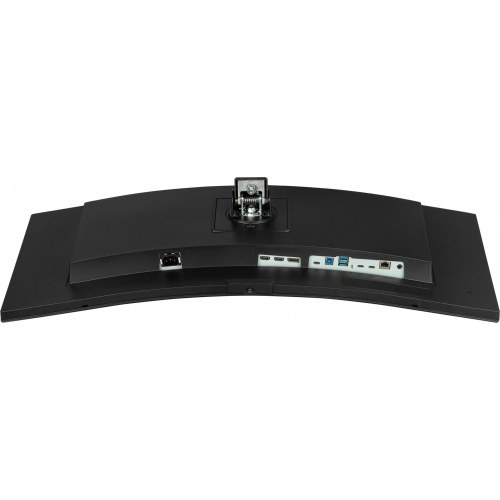 Skærm 34" ultrabred buet – iiyama ProLite XCB3497WQSD – UWQHD, USB‑C dok, LAN og KVM, højdejusterbar 15 cm