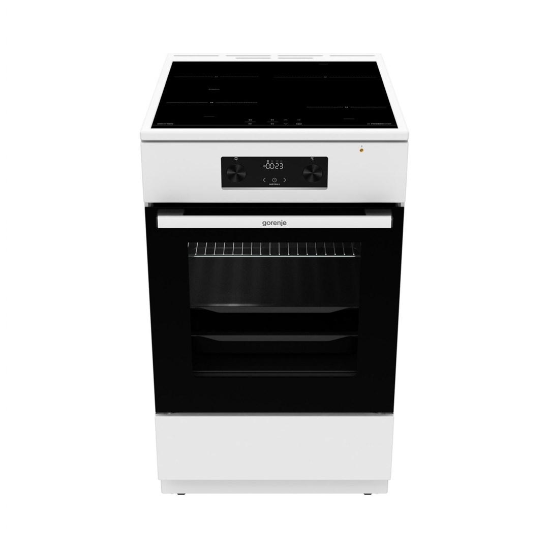 Induktionskomfur Gorenje GEIT5C60WPG – fritstående, 50 cm, hvid