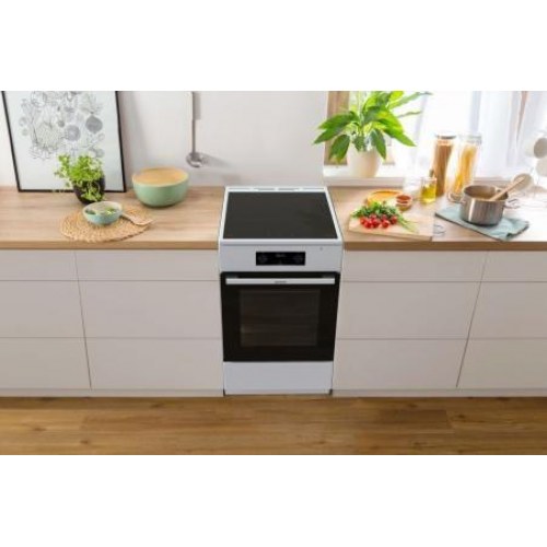 Induktionskomfur Gorenje GEIT5C60WPG – fritstående, 50 cm, hvid