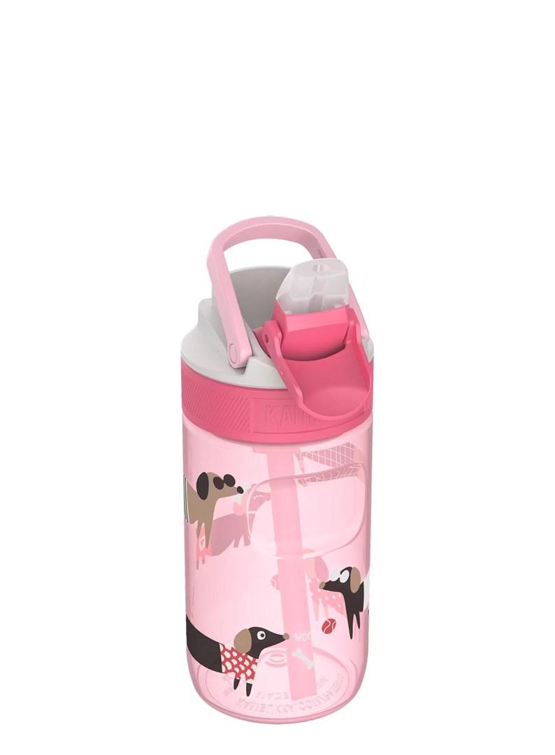Drikkedunk til børn Kambukka Lagoon 400 ml Diva Dogs, pink