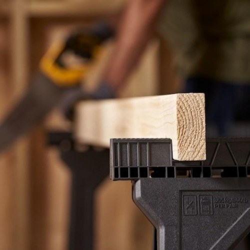 Bukke til arbejdsbord STANLEY – sammenklappelige, 2 stk.