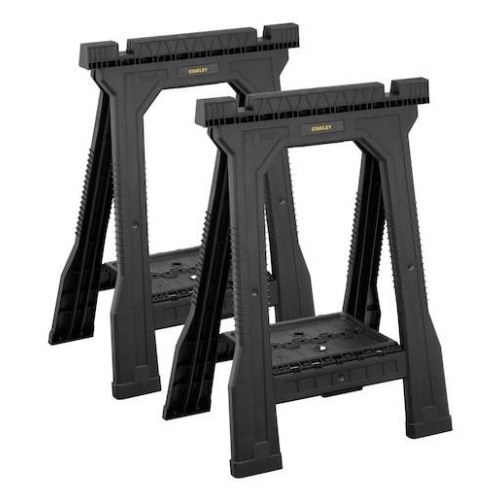 Bukke til arbejdsbord STANLEY – sammenklappelige, 2 stk.