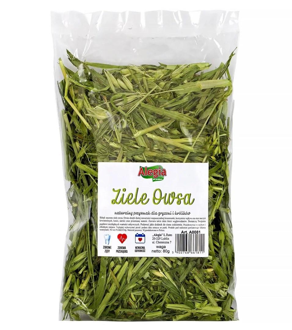 Godbid til smådyr Alegia havreurt – 80 g billede