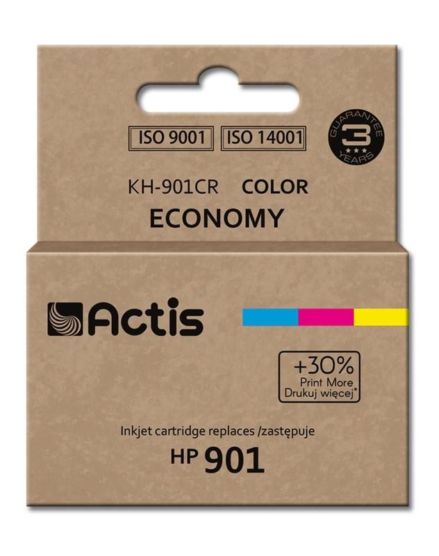 Actis standard KH-901CR - colour (cyan magenta yellow) - compatible - remanufactured - ink cartridge (alternative for: HP 901 HP CC656AE)