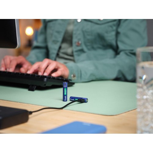 Genopladelige AAA batterier 500 mAh – Trust (2 stk.)
