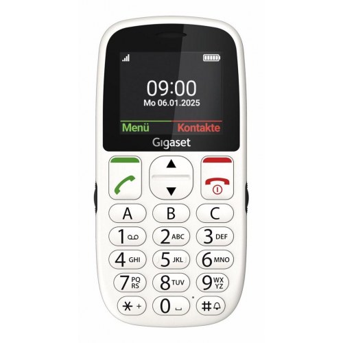 Senior mobiltelefon Gigaset GL395 2,2" – hvid, 90 g