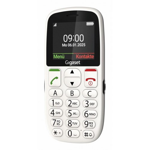 Senior mobiltelefon Gigaset GL395 2,2" – hvid, 90 g