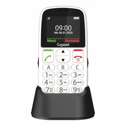 Senior mobiltelefon Gigaset GL395 2,2" – hvid, 90 g