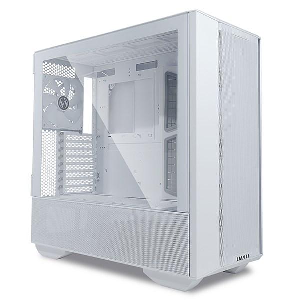 Lian Li Lancool III - Mid tower - udvidet ATX - sidepanel med vindue (hærdet glas) - ingen strømforsyning (ATX) - hvid - USB/Lyd