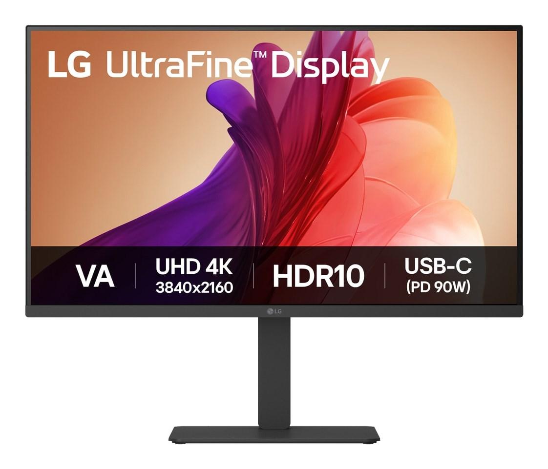 Skærm 32" 4K UHD – LG 32U720A-B, VA, HDR10, USB‑C (90 W)