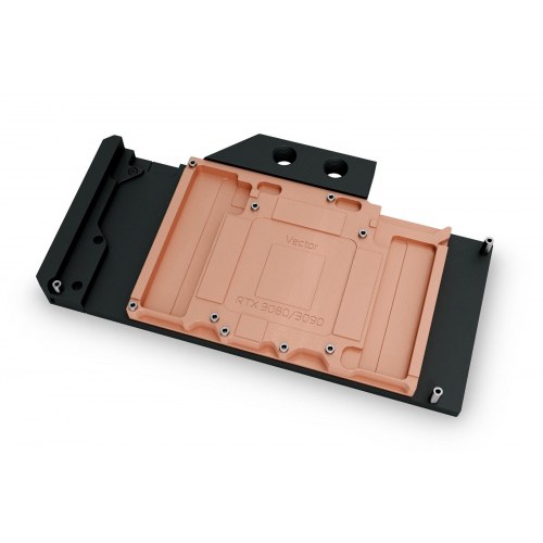 Vandblok til grafikkort – EK Water Blocks Quantum Vector RTX 3080/3090, sort acetal/kobber