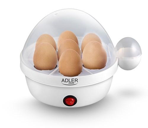 Æggekoger - Adler AD4459, 7 æg, 450 W, hvid