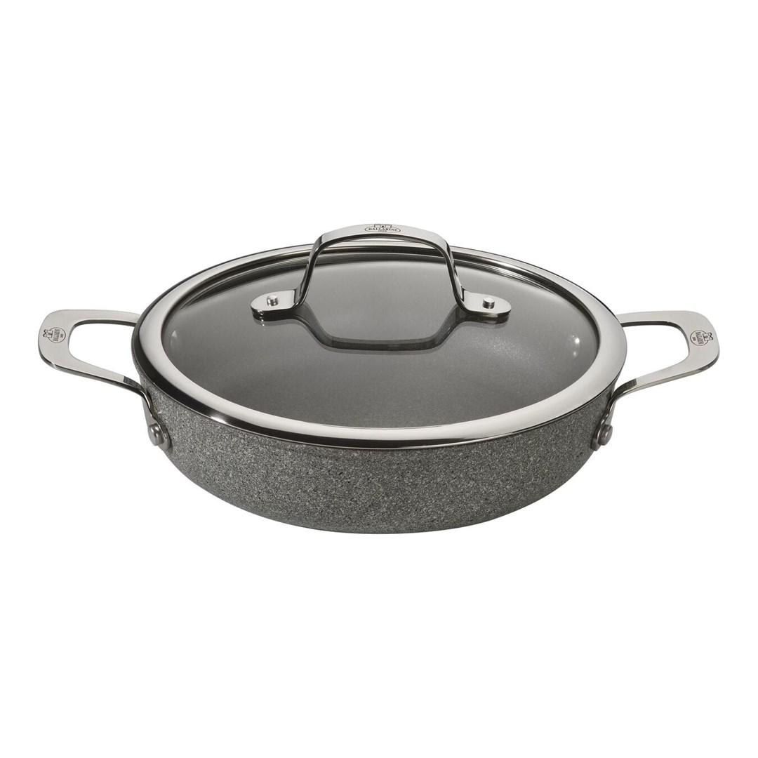 Stegegryde med låg 24 cm - BALLARINI serveringspande, rund billede