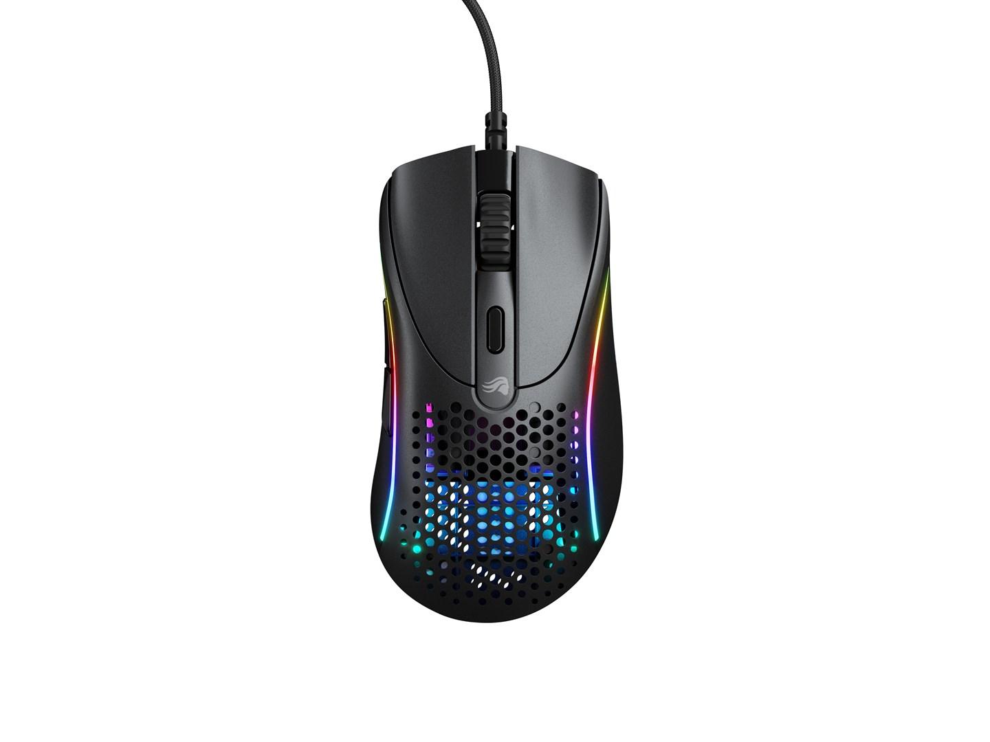 Gaming mus GLORIOUS Model D 2 kablet - mat sort billede