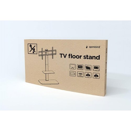 TV-gulvstativ Gembird 43"–86", sort