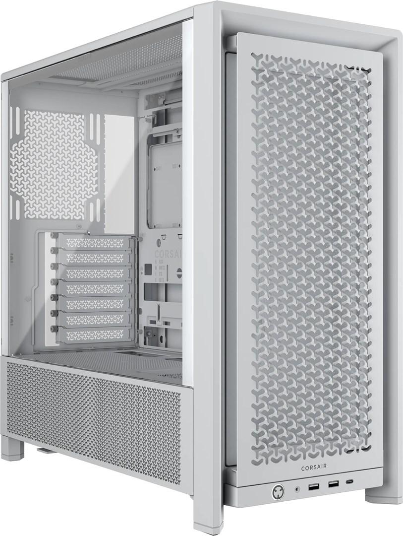 PC kabinet Corsair 4000D Miditower - hvid billede