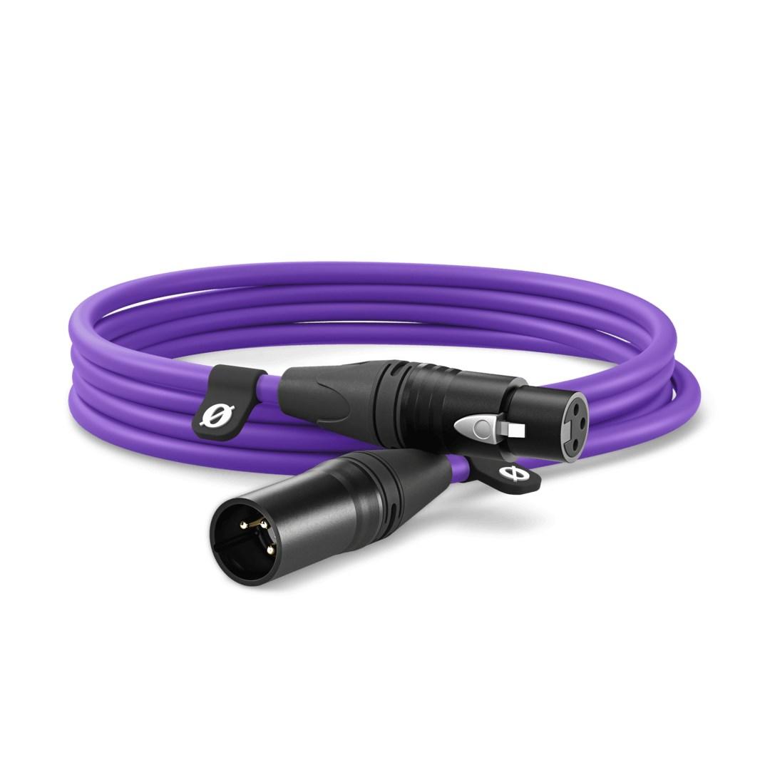 XLR kabel 3 m – RØDE XLR3M-PU, lilla