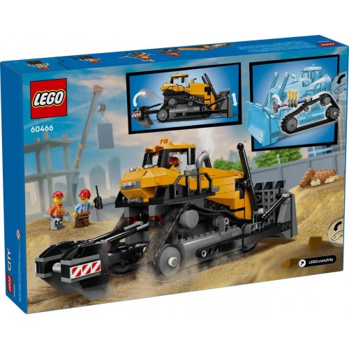 LEGO City gul bulldozer 60466 – byggesæt 8+ (682 dele)