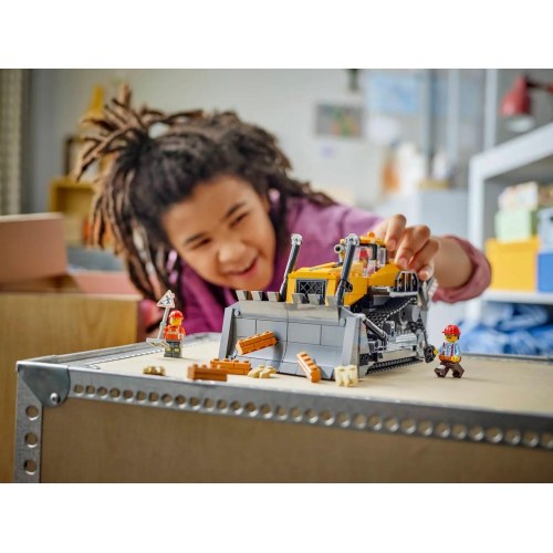 LEGO City gul bulldozer 60466 – byggesæt 8+ (682 dele)