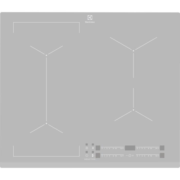 Induktionskogeplade Electrolux EIV63440BS - 60 cm, sølv, 4 zoner