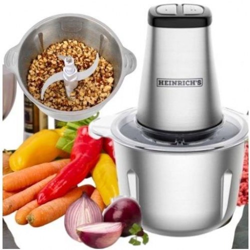 Foodprocessor/mini-hakker HEINRICH'S – 2 l skål, 500 W, isknusning