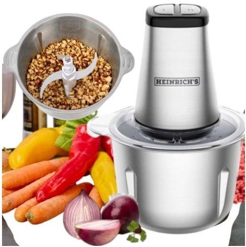 Foodprocessor/mini-hakker HEINRICH'S – 2 l skål, 500 W, isknusning