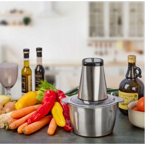 Foodprocessor/mini-hakker HEINRICH'S – 2 l skål, 500 W, isknusning