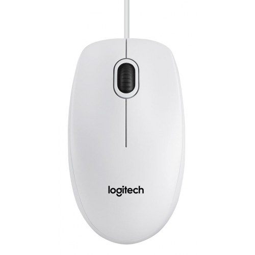 Computer mus Logitech B120, optisk, hvid