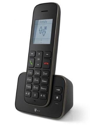 DECT fastnettelefon – Telekom Sinus A 207 med nummerpræsentation, sort