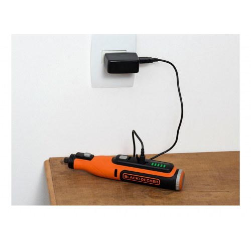 Multiværktøj med tilbehør - Black & Decker BCRT8IK-XJ, batteri 7,2 V